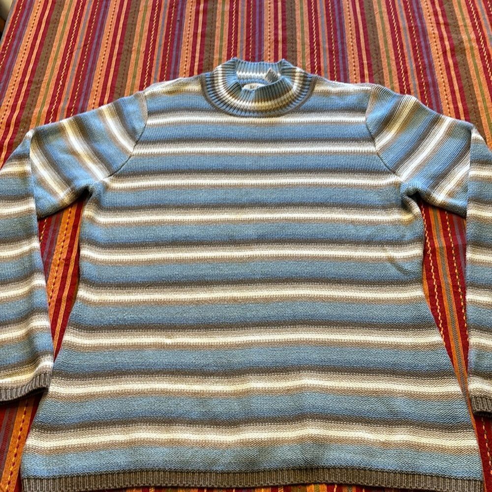 Liz & Co. XL high crew neck long sleeved cotton sweater